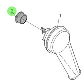 Bukh 000E9706 - Spacer Bushing for EPA28 and EPA36 Air Inlet Filters