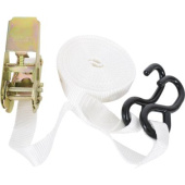 Euromarine 2-Part Ratchet Tie-Down Straps with Hooks 25-50 mm, 6-10 m, 400-4400 daN