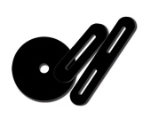 MgDuff Neoprene Anode Backing Plates for Hull & Rudder Anodes, B Series