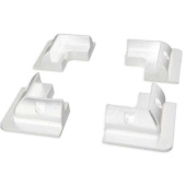 Corner Blocks White For Solar Panel (Set Of 4)