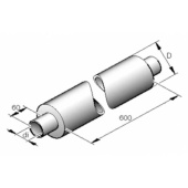 Eberspächer Noise Filter Hose Ø 90 x 500 mm