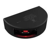 Lopolight 101-002-B 6M - Navigation Light 1NM 112,5° Red, Port, Black Anodized