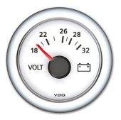 VDO ViewLine Voltmeter Gauge 52 mm