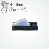 Clamcleat CL257 Auto-Release Racing Mini Cleat for 4–6 mm Rope