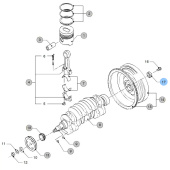 Vetus STM9994 - Piston 0.50 OS