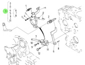 Nanni Diesel 970313382 - Control Lever for Governor and Accelerator Systems