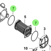 Bukh 00100-BS191 - O-Ring for S270J Intercoolers and Heat Exchangers