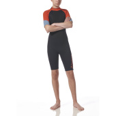 Plastimo P203727 - Essential 3/2mm Neoprene Wetsuit Shorty Kids Black/Red Size Y-M