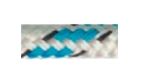 Allpa Allcord-18 HT4 Double Braided Polyester Sheet & Trim Line Ø6-12 mm White with Tracer, 200 m