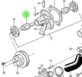 Nanni Diesel 970144302 - Fresh Water Pump Bearing for 2.40HE Engines
