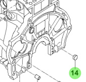 Bukh M0221-10327 - Blind Plug for R210J Engines