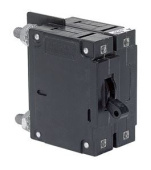 BEP CBL-80A-TP - Circuit Breaker 80A 250VAC/80VDC Toggle CHMT 3p 19x37mm Bolt BLK