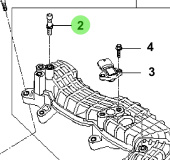 Bukh 29246-2A100 - Intake Manifold Bolt for S270J Engines