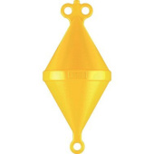 Plastimo 43433 - Mooring Buoy With Eyelets Yellow Ø 22cm