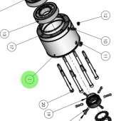 Alamarin Jet 10955 - Bearing Housing for Jet-340 Water Jets