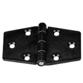 Nuova Rade 43653 - Polyamide Plastic Hinge, Hexagonal Black, 95x60mm, 270°