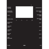 Simarine SIMNE2-210-003 - Nereide 2 Control Panel - Sailboat Small, Black, 210 x 210 x 40 mm, 6-35V DC