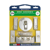 Tecnoseal Mercury Verado 6 Anode Kit with Hardware – 8 Pieces