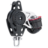 Harken HK2667 Single Carbo Air Block 75 mm With Becket and Cam for Rope 14 mm