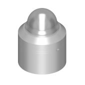 Lopolight 301-411S-IR - Obstruction Light 3NM Hemispherical/Strobe - Infrared (IR), Silver
