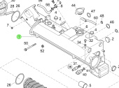 Steyr Z002019-2 - Painted Exhaust and Heat Exchanger Housing With O-Ring