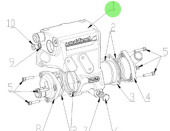 Nanni Diesel 970313277 - Heat Exchanger Housing for N2.14 Engines