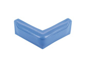 Talamex PVC Dock Fender 90° Angled Blue 25+25x7x10cm