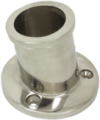 Allpa Stainless Steel Flag Pole Base, Ø25mm; 60°