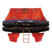 Lalizas Liferaft SOLAS Oceano, MER, Throw-overboard Type - Pack B - 12 Persons - 92 kg