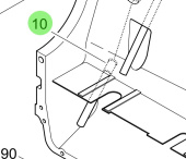 Steyr 2178209-2 - Oil Separator Return Pipe for MO266K43, MO256H45, MO256K43, MO236K43, MO166K28 Engines