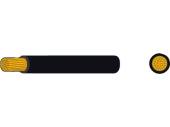 Talamex Thinwall Single Core Cable 4.0mm² Black