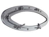 Foresti & Suardi 10B.25.C - Oval Porthole, Chrome-Plated Brass 10B