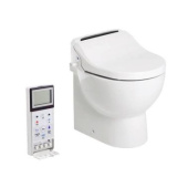 Tecma T-BRX012NW/U09C00 - 12V E-Breex Marine Toilet with Bidet Functrion Black Touch SFT Panel