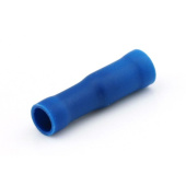 Female Bullet Connector - Blue, 4 mm, 100 pcs