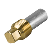 Tecnoseal 00714TMG - Volvo Penta Pencil Anode Ø15,5 L.40 With Brass Plug Th. 1/2'' Bspt