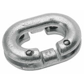 Plastimo 400997 - Galvanised Steel Chain Joining Link Ø 6 mm (X2)
