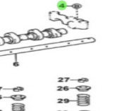 Nanni Diesel 970312635 - Flange Bolt for Camshaft Assembly