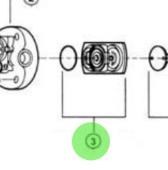 Flojet 20914002A - Check Valve Kit Viton (FKM)