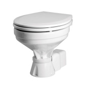 Johnson Pump 80-47232-02  - AquaT Silent-Electric Toilet, 24v/7a, Comfort China Bowl