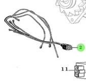 Nanni Diesel 674550 - Engine Wiring for N4.65 Engines