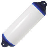 Ocean 71992 - Boat Fender HD H10 White/Blue 38x147cm