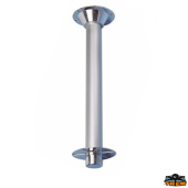 Trem D1770079 - Anodized Aluminium Table Pedestal Height 700 mm Pipe Diameter 60 mm
