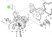 Nanni Diesel 970313542 - Gear Case Assembly for N4.115 Engines
