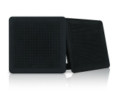 Fusion FM-F65SB - Flush Mount Speakers, 6.5", Square Black (2 pcs.)