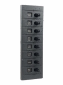 Connex SP81M - Switch Panel, 8 Switches, with Fuse and Lighting