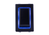 Sierra RK40610B - Waterproof (IP68) Halo Permanently Lit Switch; LED Blue, SPST, On-Off