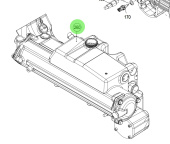 Steyr 500161 - Complete Exhaust Manifold for SE and MO Series Engines (RAL9006)