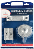Osculati 43.291.66 - Aluminium Anode Kit For Honda Outboards 40/50 HP