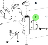 Bukh 00320-1U100 - Oil Cooler Assembly for R210J Engines