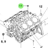 Bukh 15734-20000 - Sealing Cap for R210J and S270J Engines